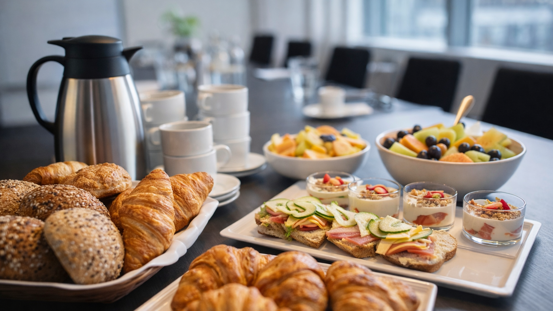 Frokostmøte I Trondheim Med Lysesetting