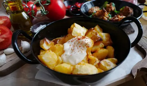 Marinerte Seasoned potatoes i Trondheim